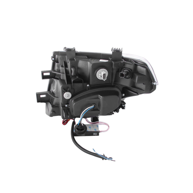 0308-Pathfinder-Projector-Headlights-W-Halo-Chrome-Clear