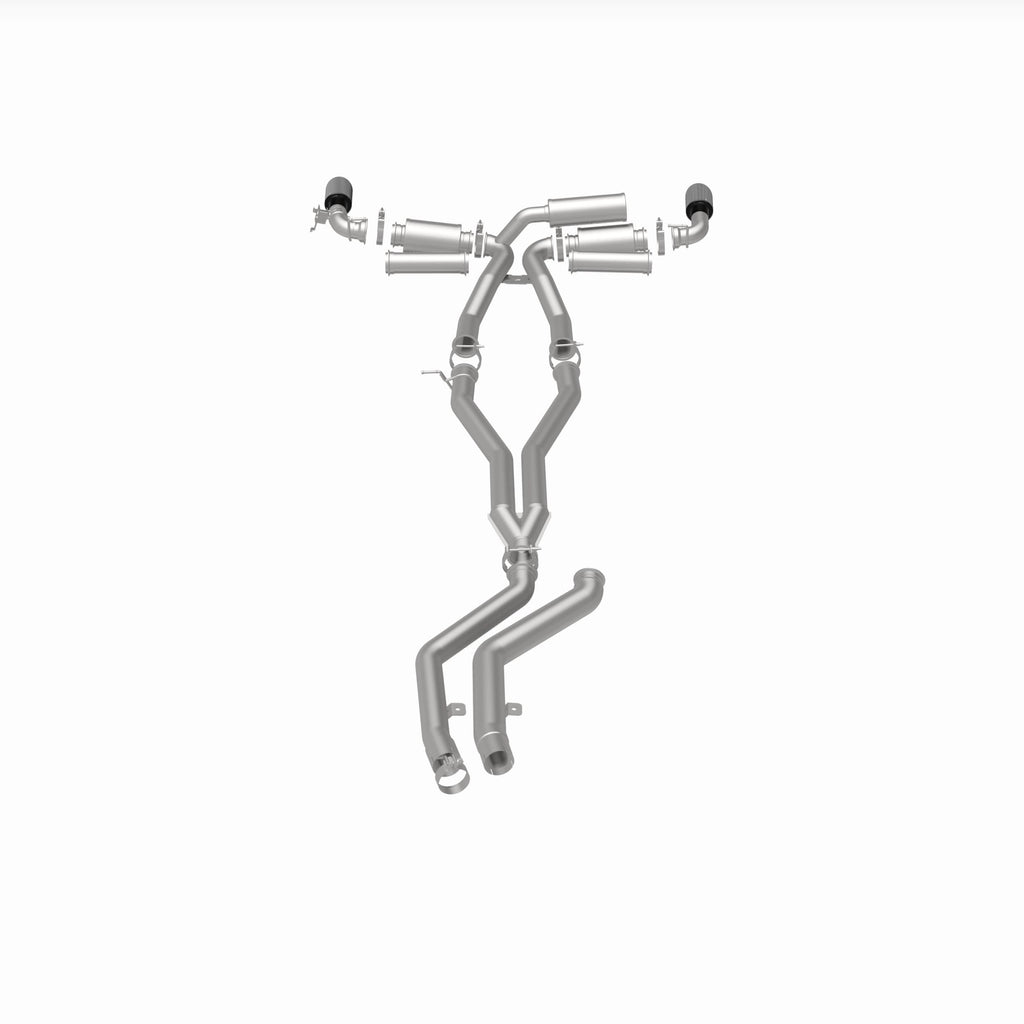 MagnaFlow Exhaust Products 19495 xMOD Series Carbon Fiber Tips Cat-Back System for Select Toyota GR Supra