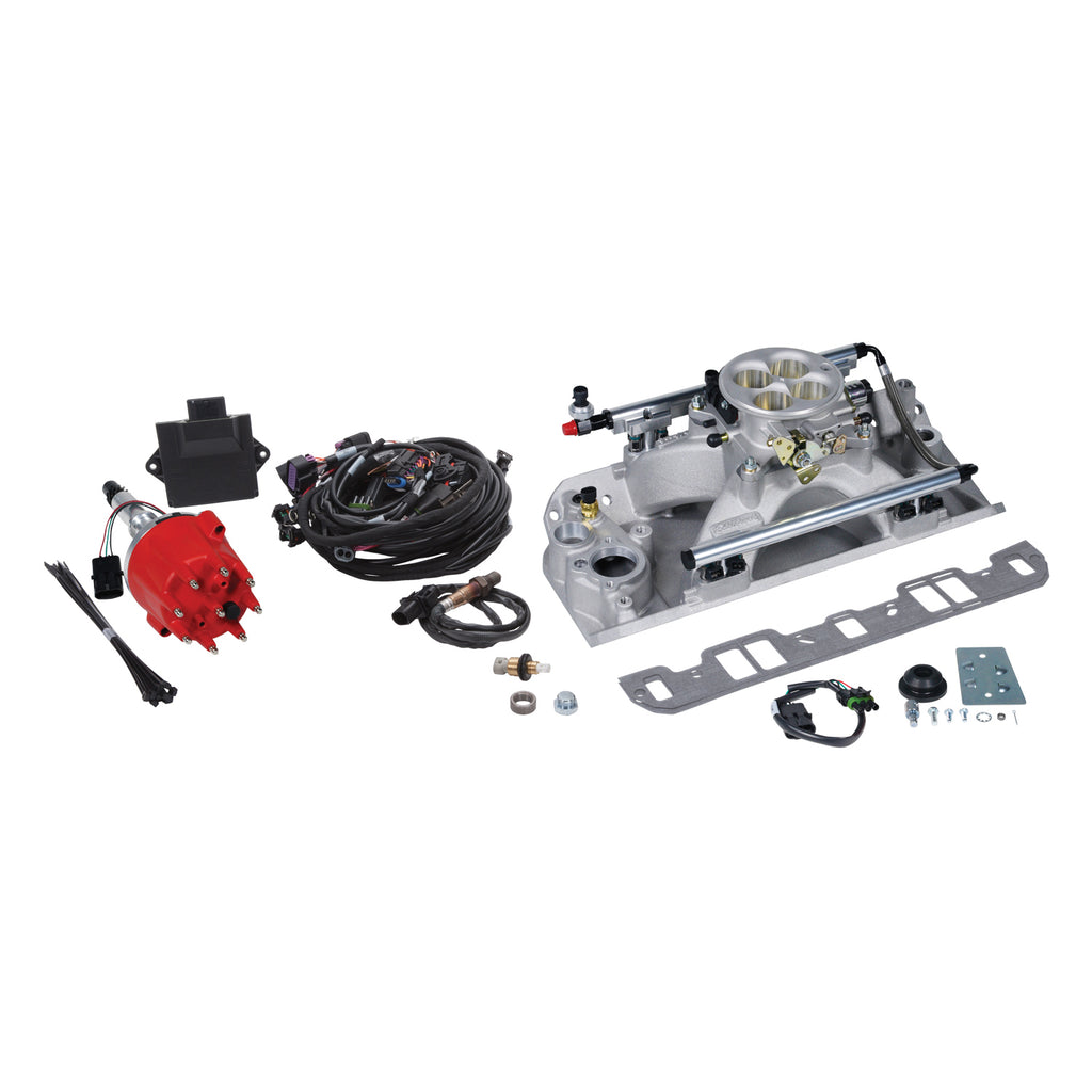 Edelbrock 35650 Pro-Flo 4 EFI Traditional 4150-Style Kit #35650 For 70-91 AMC 304,360,390,401 for Select American Motors AMX, American Motors Ambassador, American Motors Concord, American Motors Gremlin, American Motors Hornet, American Motors Javelin,