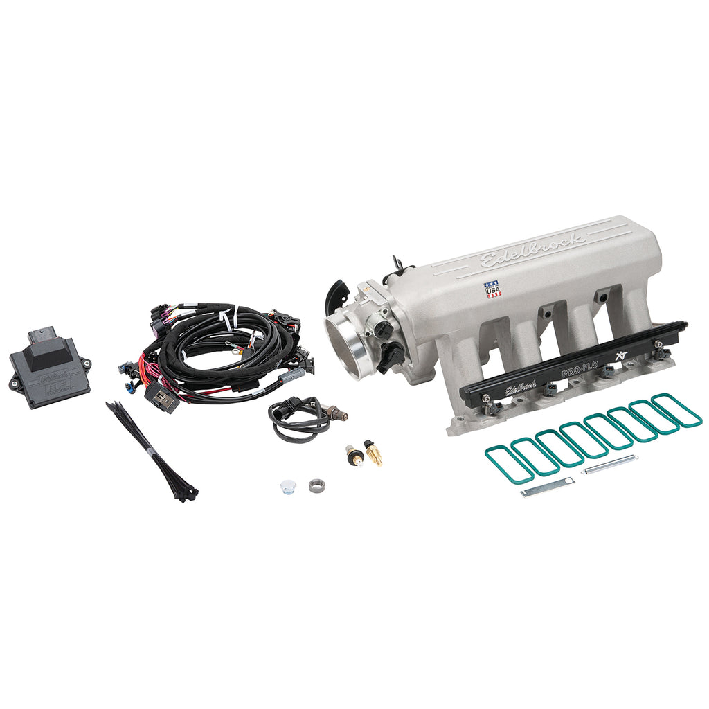 Edelbrock 35730 Pro-Flo 4 EFI XT-Style Kit #35730 For Chevrolet LS Gen III/IV for Select Chevrolet Avalanche, Chevrolet Avalanche 1500, Chevrolet B7, Chevrolet C6500 Kodiak, Chevrolet C7500 Kodiak, Chevrolet Cheyenne, Chevrolet Colorado, Chevrolet