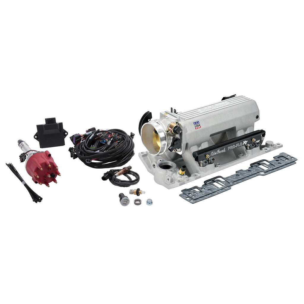 Edelbrock 35820 Pro-Flo 4 EFI XT-Style Kit #35820 For Chevy Small-Block W/ Vortec/E-Tec Cyl Hds for Select Chevrolet C1500, Chevrolet C1500 Suburban, Chevrolet C2500, Chevrolet C2500 Suburban, Chevrolet C35, Chevrolet C3500, Chevrolet Camaro, Chevrolet