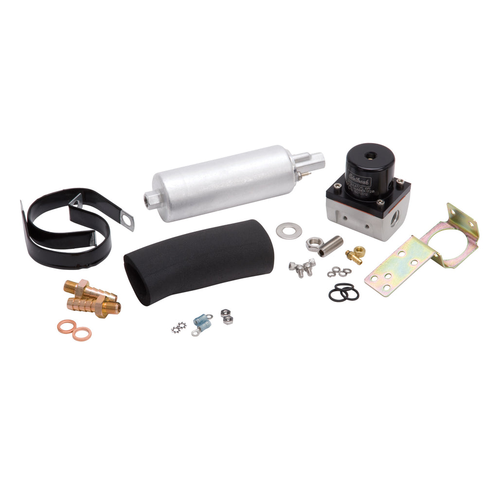 Edelbrock 35943 Inline Fuel Pump & Regulator Kit (Electric Fuel Pump #3594 & Regulator #1728)