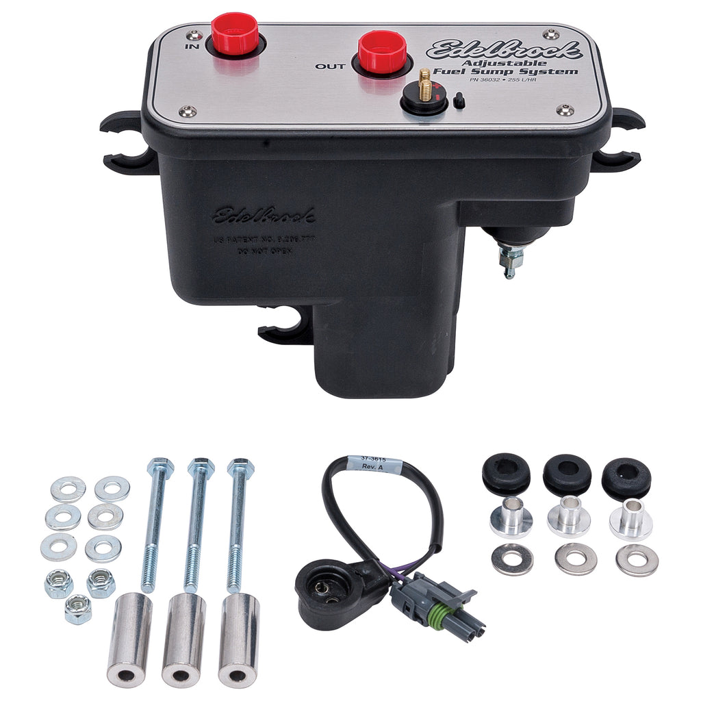 Edelbrock 36032 Universal EFI Fuel Sump #36032, 35-90 PSI, 67 GPH/255 LPH