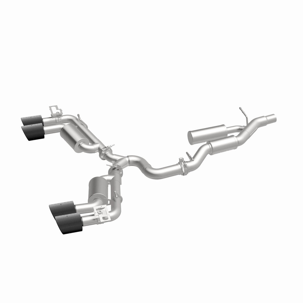 MagnaFlow Exhaust Products 19617 NEO Series Carbon Fiber Tips Cat-Back System for Select Volkswagen Golf R