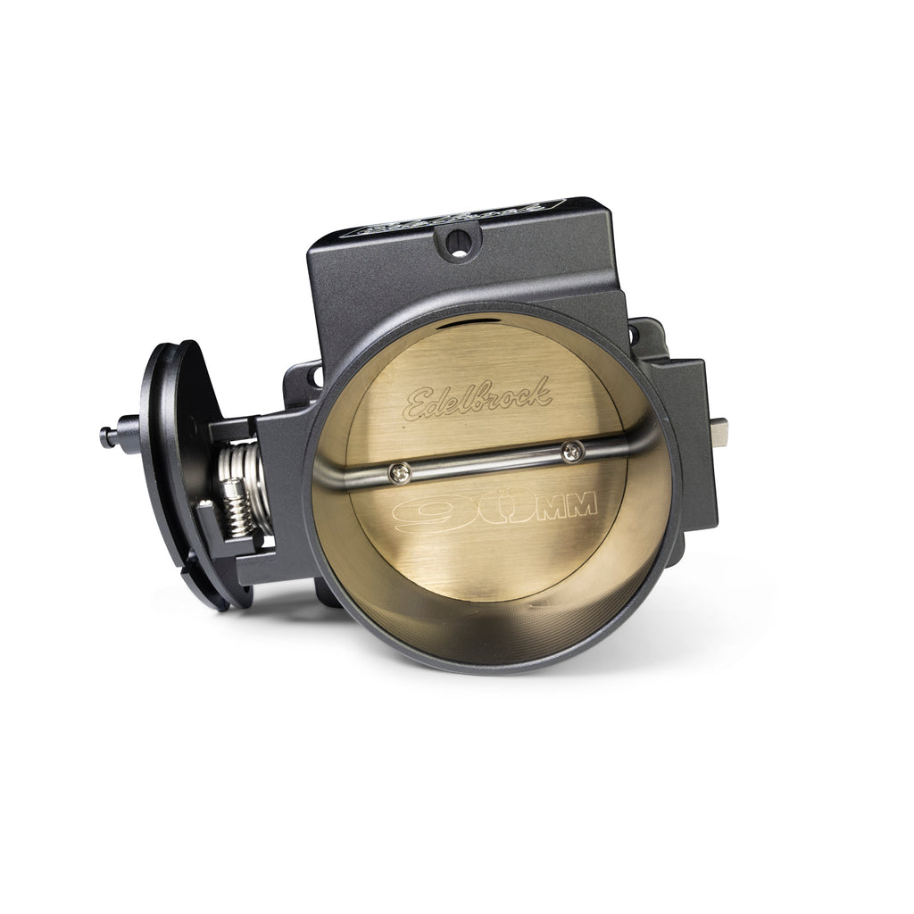 Edelbrock 39703 Edelbrock Victor LS Series 90mm Throttle Body, Black