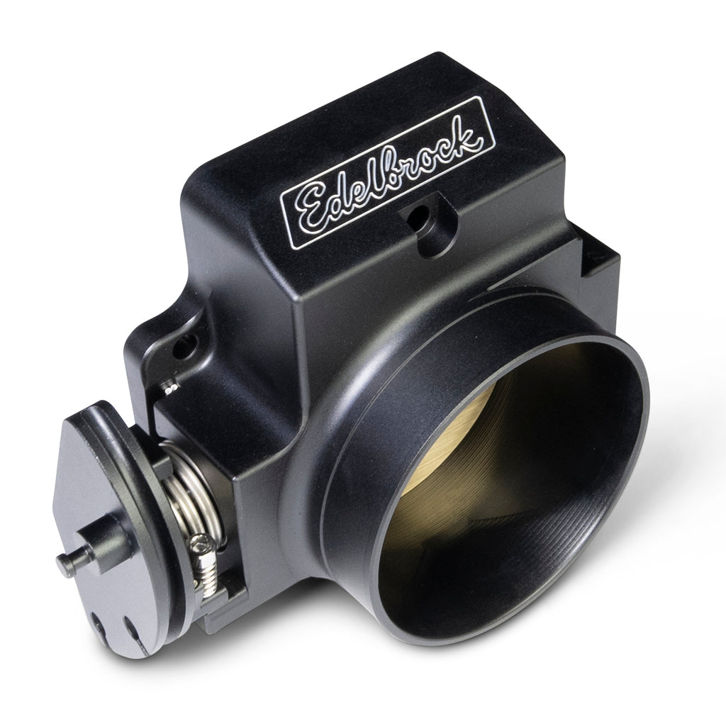 Edelbrock 39703 Edelbrock Victor LS Series 90mm Throttle Body, Black