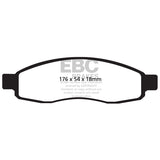 EBC UD1015 Ultimax OEM Replacement Brake Pads