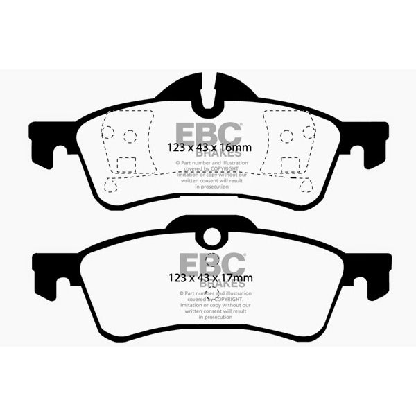 04-06-Mini-Hardtop-1.6-Greenstuff-Rear-Brake-Pads