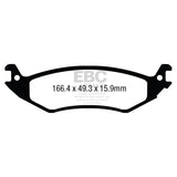 EBC DP63003 6000 Series Greenstuff Truck/SUV Brakes Disc Pads