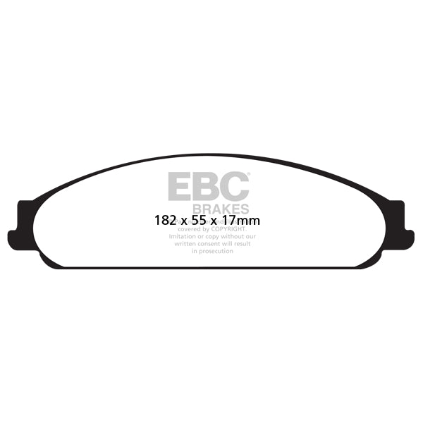 04-07-Ford-Five-Hundred-3.0-Greenstuff-Front-Brake-Pads