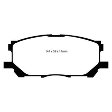 Load image into Gallery viewer, 04-07-Lexus-Rx330-3.3-Yellowstuff-Front-Brake-Pads