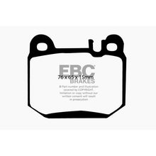 Load image into Gallery viewer, 04-07-Maserati-Quattroporte-4.2-Redstuff-Rear-Brake-Pads