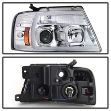 Load image into Gallery viewer, 04-08-Ford-F-150-Light-Bar-Projector-Headlights---Chrome-(Pro-Yd-Ff15004v2-Lb-C)