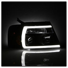 Load image into Gallery viewer, 04-08-Ford-F-150-Projector-Headlights---Light-Bar-Drl---Black-Pro-Yd-Ff15004v2-Lb-Bk