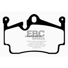 Load image into Gallery viewer, 04-08-Porsche-Boxster-(Cast-Iron-Rotors-Only)-2.7-Yellowstuff-Rear-Brake-Pads