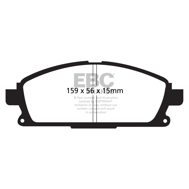 04-09-Nissan-Quest-3.5-Greenstuff-Front-Brake-Pads
