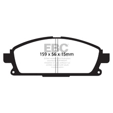 Load image into Gallery viewer, 04-09-Nissan-Quest-3.5-Greenstuff-Front-Brake-Pads