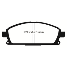 Load image into Gallery viewer, 04-09-Nissan-Quest-3.5-Greenstuff-Front-Brake-Pads