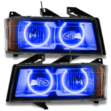 Load image into Gallery viewer, 04-12-Chevrolet-Colorado-Pre-Assembled-Led-Halo-Headlights--Blue
