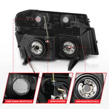 Load image into Gallery viewer, 04-12-Gm-ColoradoCanyonI-Series-Crystal-Headlights---W-Light-Bar-Black-Housing-4Pcs