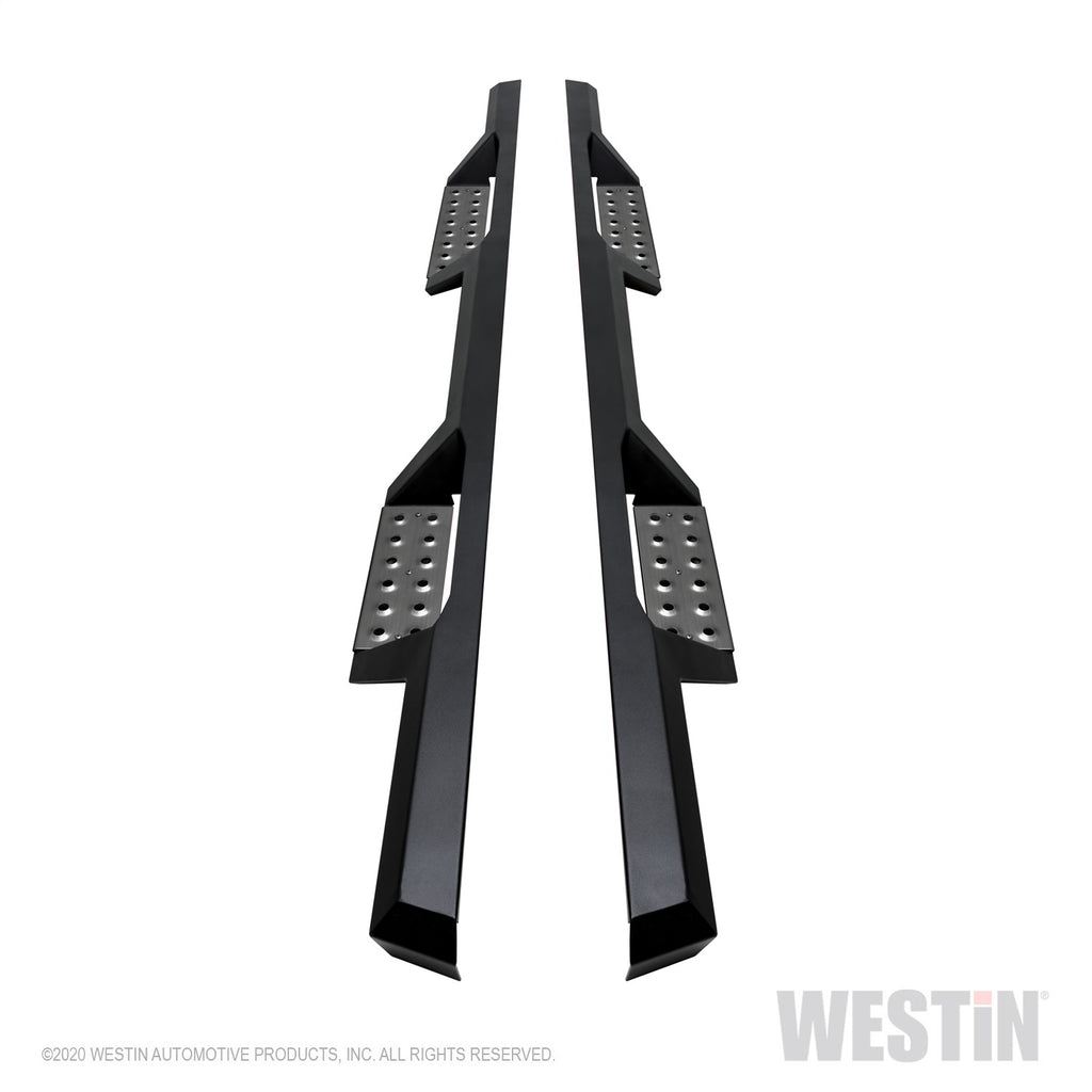 04-13-Chevy-Silverado-1500-Crew-Cab-Hdx-Stainless-Drop-Nerf-Step-Bars---Textured-Black
