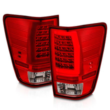 Load image into Gallery viewer, 04-15-Nissan-Titan-Full-Led-Tailights-Chrome-Housing-RedClear-Lens