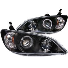 Load image into Gallery viewer, 0405-Civic-2Dr4Dr-Headlights-Projector-With-Halo-Black-DriverPassenger
