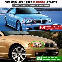 0406-Bmw-E46-3Series-2-Dr-Projector-Headlighthalogen-Model-Only-(-Not-Compati