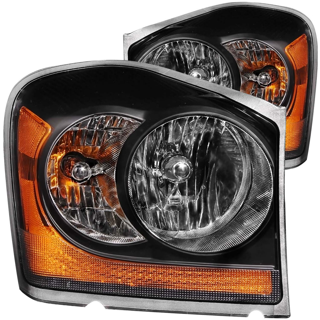 0406-Durango-Headlights-Black-With-Amber-Reflectors-DriverPassenger