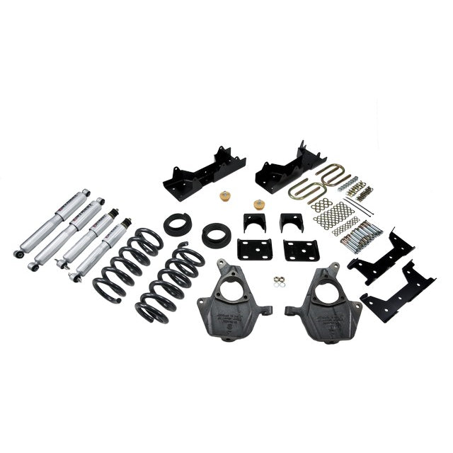 0406-Gm-SilveradoSierra-4-Or-5-F6-R-W-Sp-Shocks-Lowering-Kit