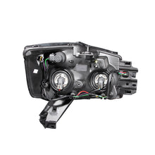 Load image into Gallery viewer, 0407-ArmadaTitan-Headlights-Black-With-Amber-Reflectors-DriverPassenger
