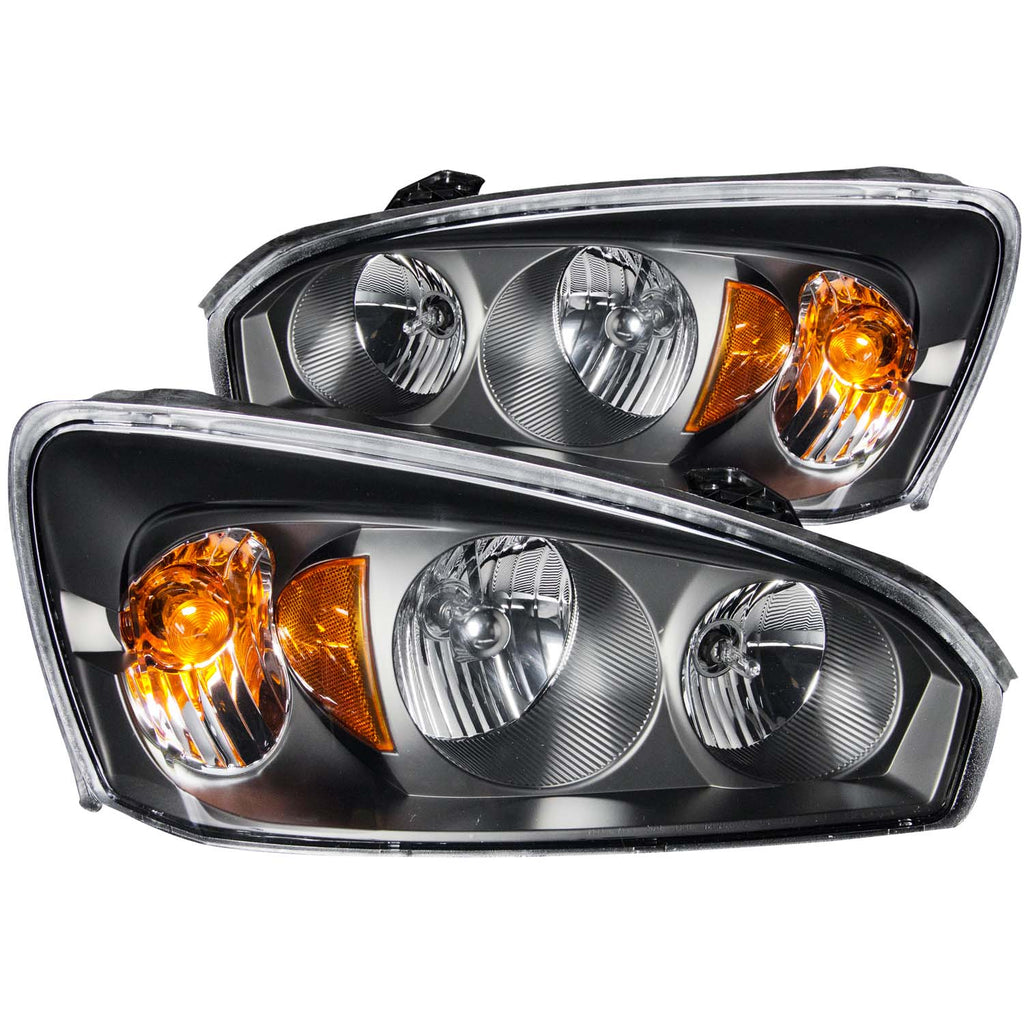 0407-MalibuMalibu-Maxx-Headlights-Black-Clear-DriverPassenger