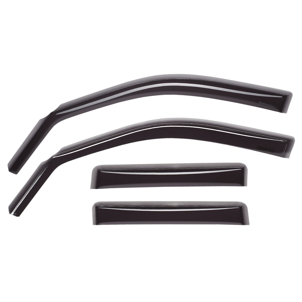 0410-Bmw-5-Series-Front-And-Rear-Window-Side-Deflectors-Fits-Sedan-Only-Dark-Smoke