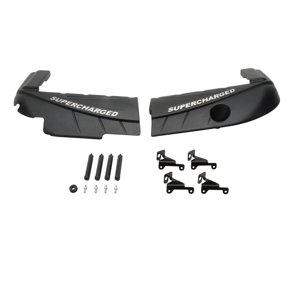 Edelbrock 41133 E-Force Supercharger Aluminum Coil Covers for 2005-10 Mustang GT 4.6L for Select Ford Mustang