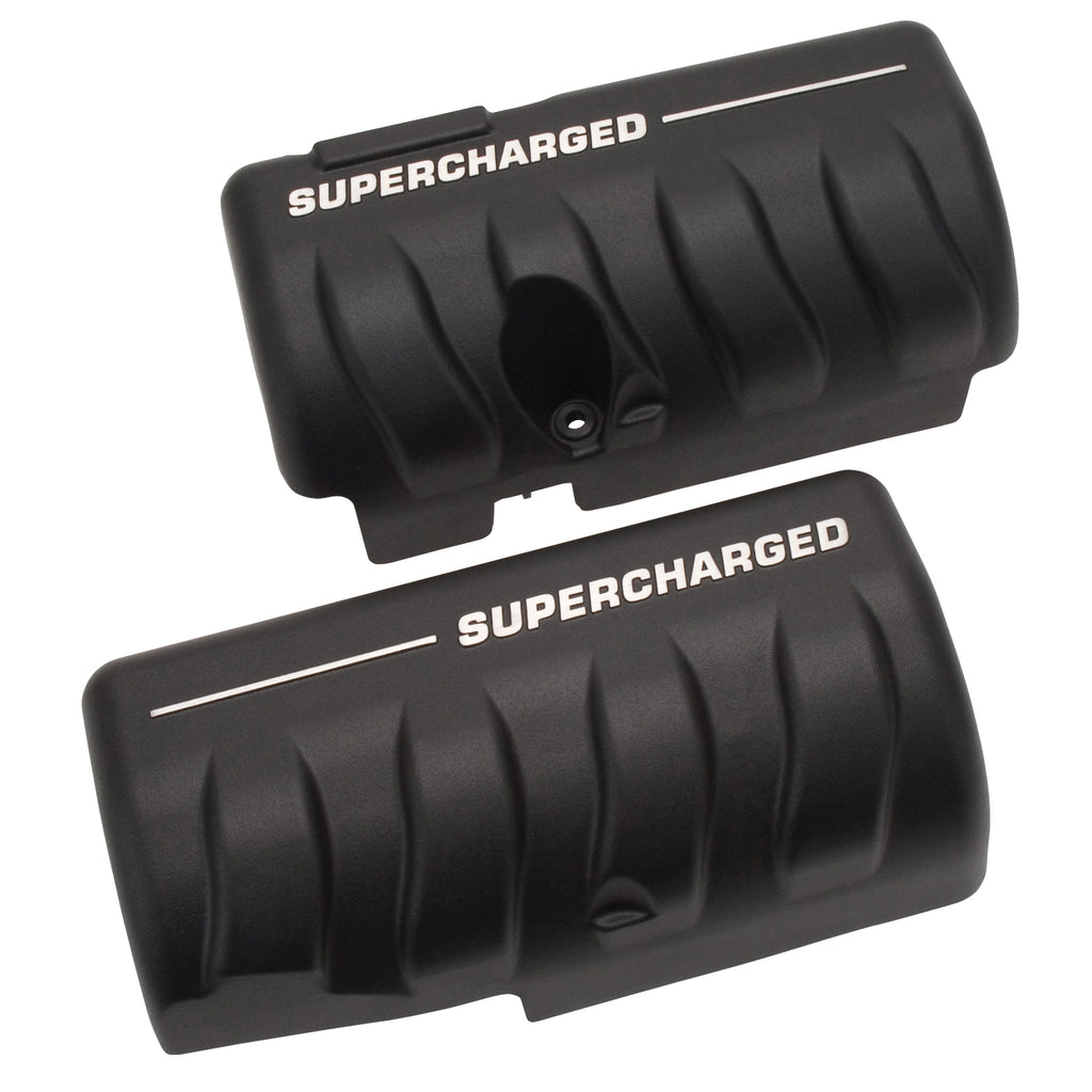 Edelbrock 41123 E-Force Supercharger Aluminum Coil Covers for 2005-13 Corvette for Select Chevrolet Corvette