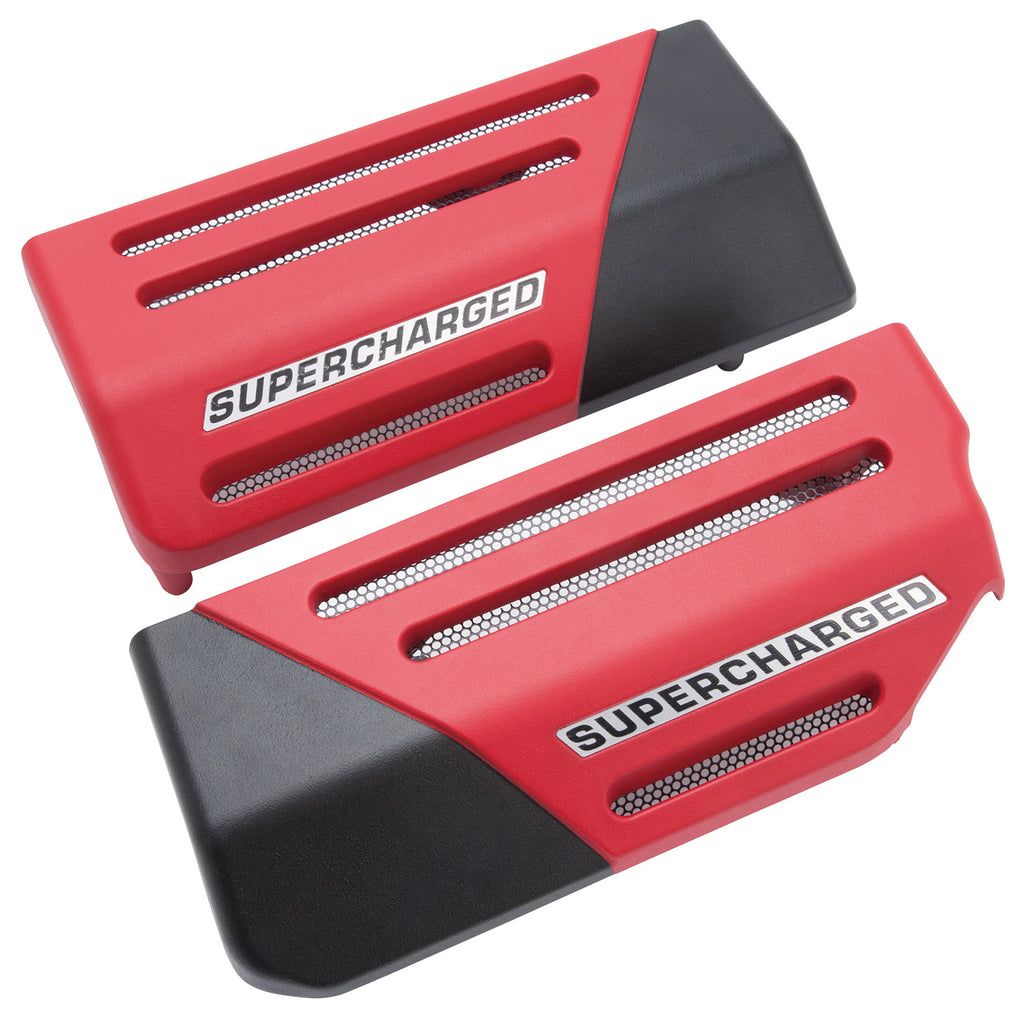 Edelbrock 41142 E-Force Supercharger Aluminum Coil Covers for 2010-13 Camaro SS for Select Chevrolet Camaro