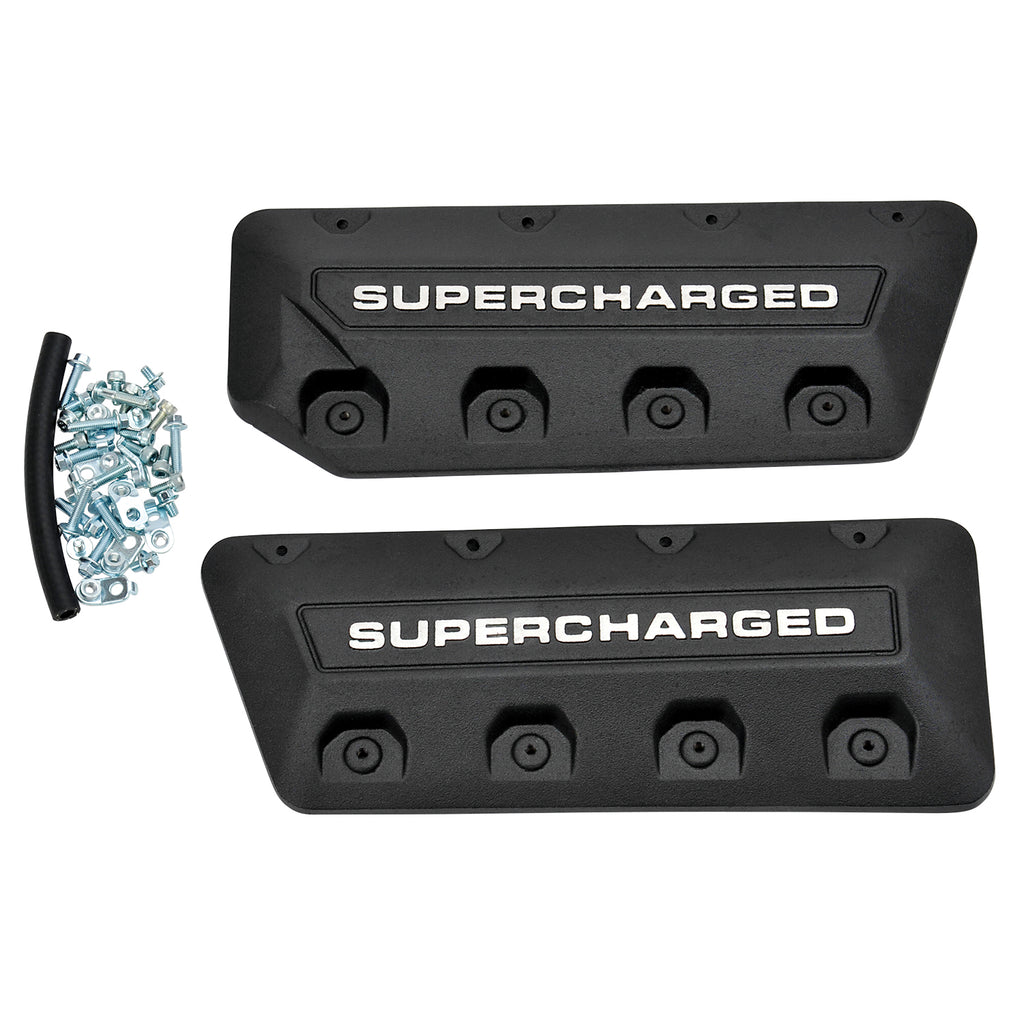 Edelbrock 41149 Edelbrock Coil Cover Kit #41149 for 2018-2019 Ford Mustang with Supercharger for Select Ford Mustang