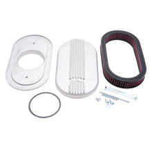 Load image into Gallery viewer, Edelbrock 41159 Classic Series Satin Small Oval Cast Air Cleaner for Single 4-bbl Carb