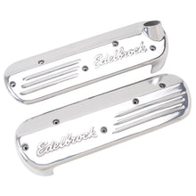 Load image into Gallery viewer, Edelbrock 41181 LS Series Coil Covers in Polished Finish (3-3/8" Overall Height) for Select Cadillac CTS, Chevrolet Camaro, Chevrolet Corvette, Pontiac Firebird, Pontiac GTO