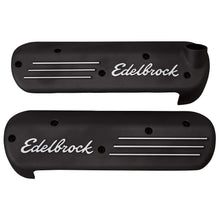 Load image into Gallery viewer, Edelbrock 41183 LS Series Coil Covers in Black Finish (3-3/8" Overall Height) for Select Cadillac CTS, Chevrolet Camaro, Chevrolet Corvette, Pontiac Firebird, Pontiac GTO