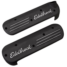 Load image into Gallery viewer, Edelbrock 41183 LS Series Coil Covers in Black Finish (3-3/8" Overall Height) for Select Cadillac CTS, Chevrolet Camaro, Chevrolet Corvette, Pontiac Firebird, Pontiac GTO