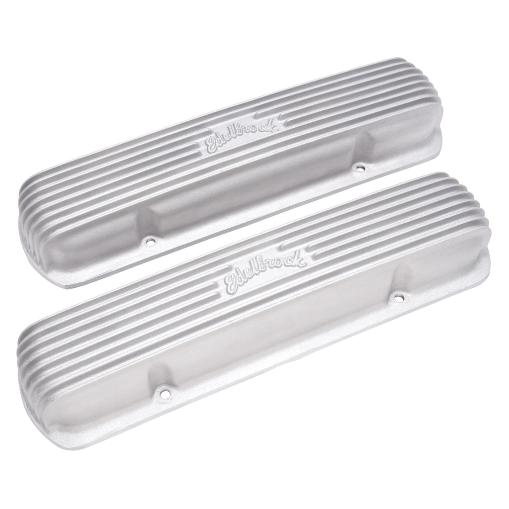 Edelbrock 41309 Classic Series Valve Cover for Pontiac 301-455 V8 1962-79