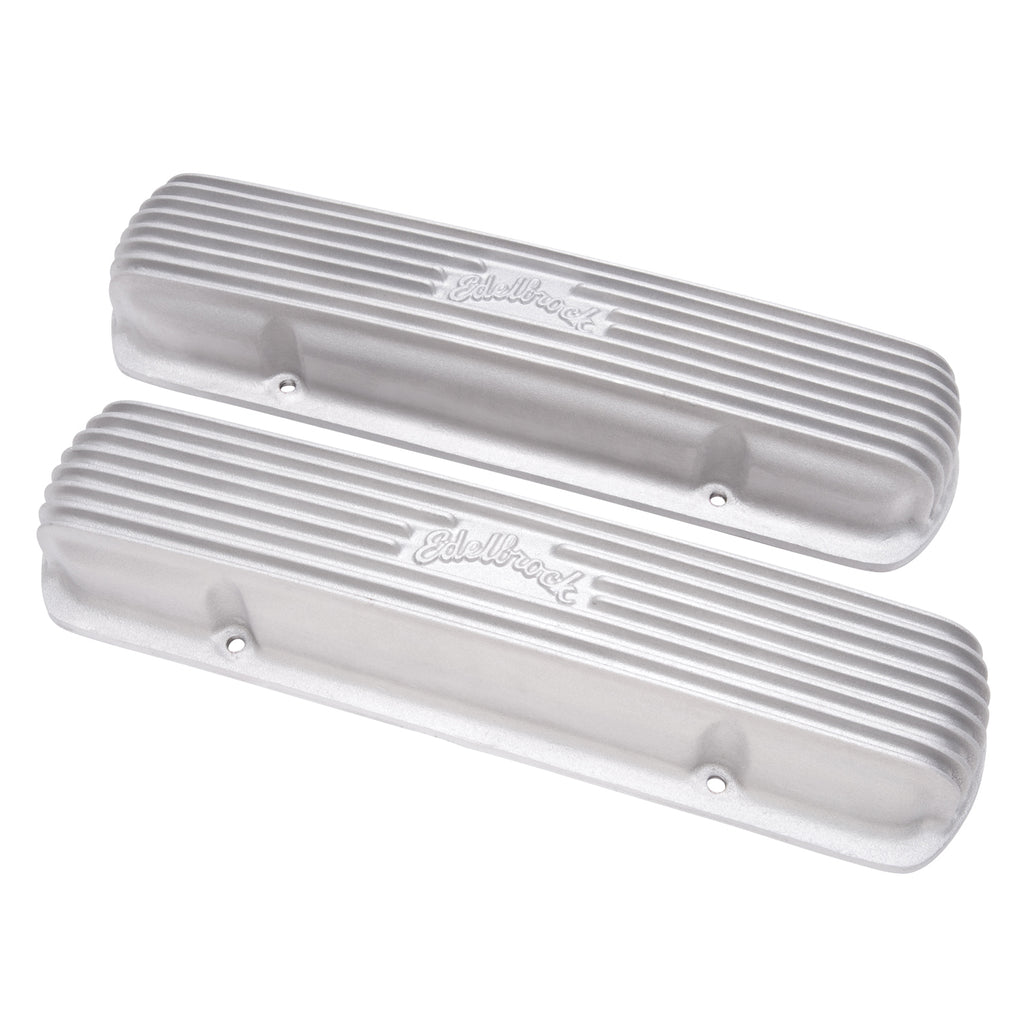 Edelbrock 41309 Classic Series Valve Cover for Pontiac 301-455 V8 1962-79