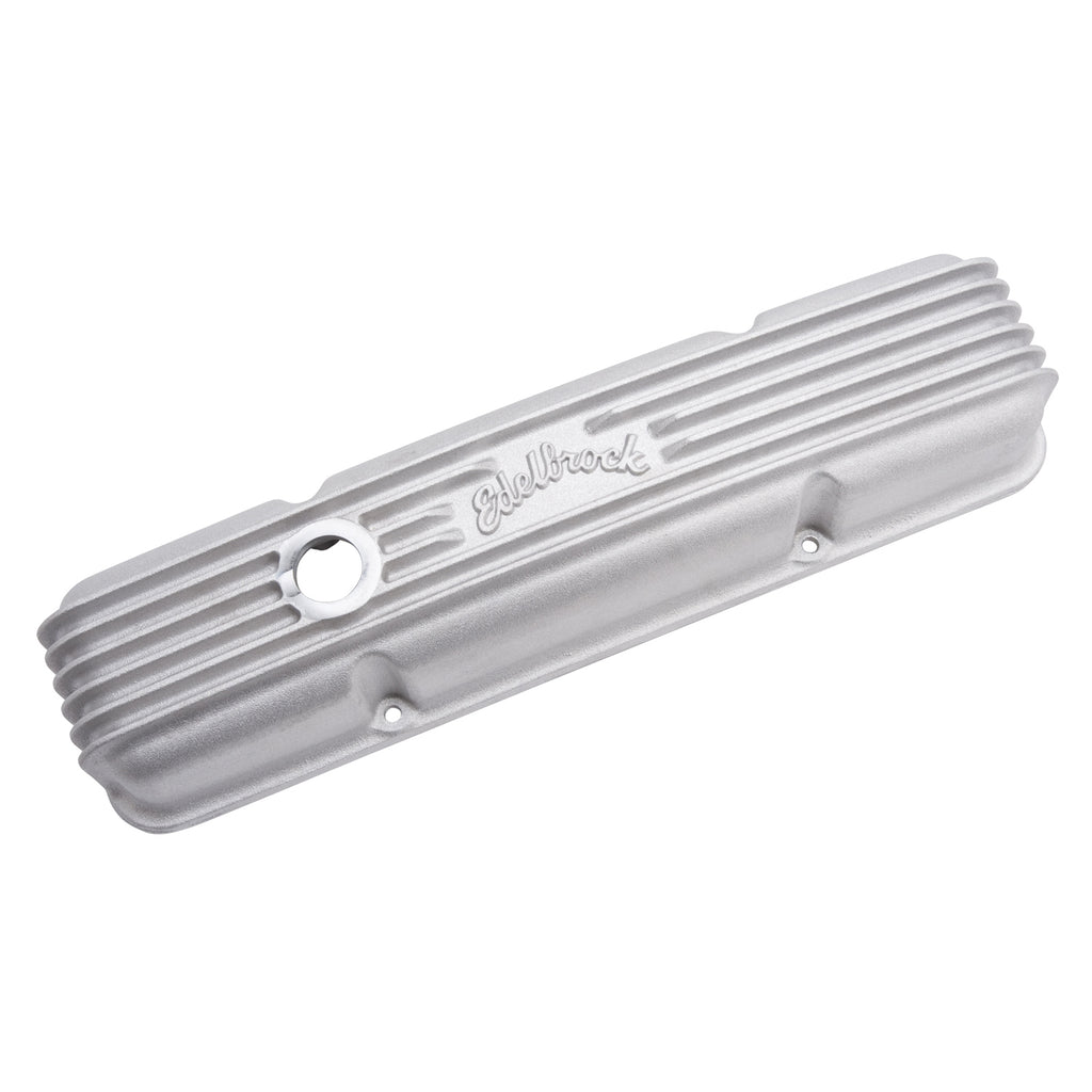 Edelbrock 41439 Classic Series Valve Cover for Chevy 262-400 V8 1959-86