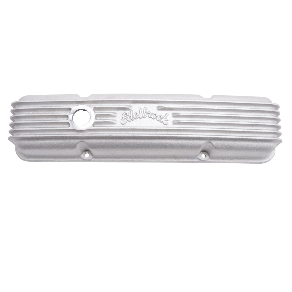 Edelbrock 41439 Classic Series Valve Cover for Chevy 262-400 V8 1959-86