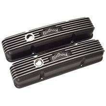 Load image into Gallery viewer, Edelbrock 41443 Classic Series Valve Cover for Chevy 262-400 V8 1959-86 for Select Buick Century, Buick LeSabre, Buick Regal, Buick Skylark, Chevrolet Bel Air, Chevrolet Biscayne, Chevrolet Blazer, Chevrolet Brookwood, Chevrolet C10, Chevrolet C10