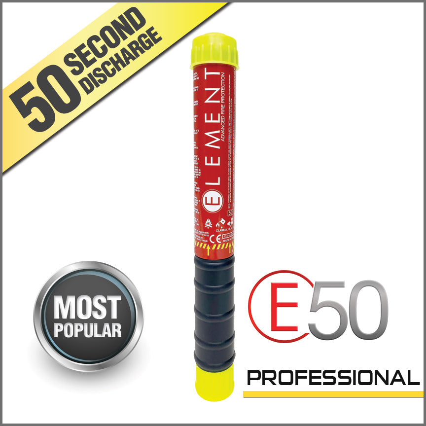 Element Advanced Fire Protection 40050 50 second handheld portable fire extinguisher