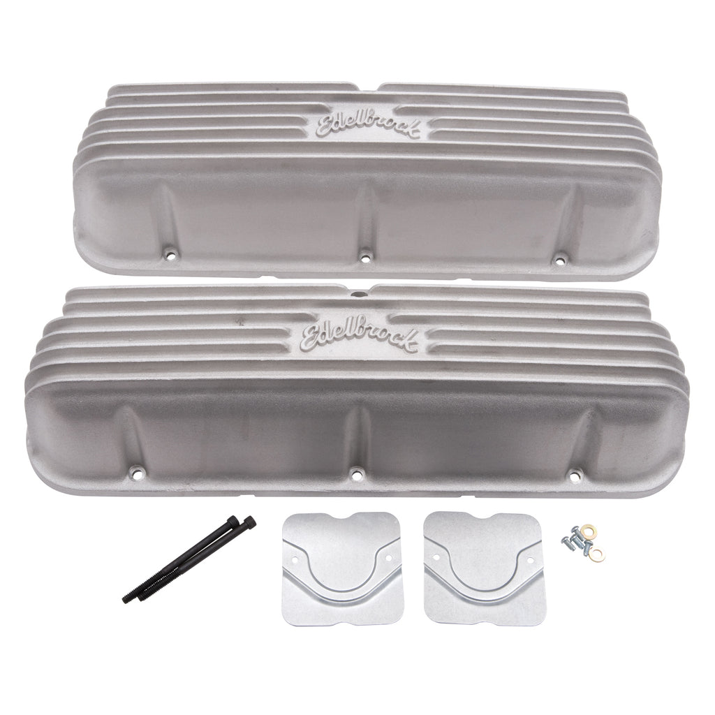 Edelbrock 41609 Classic Series Valve Cover for Ford 221Ã¢â‚¬â€œ351W V8 1962-95 for Select Ford 300, Ford Bronco, Ford Country Sedan, Ford Country Squire, Ford Custom, Ford Custom 500, Ford E-100 Econoline, Ford E-100 Econoline Club Wagon, Ford E-150