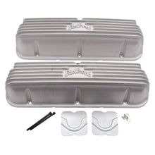 Load image into Gallery viewer, Edelbrock 41609 Classic Series Valve Cover for Ford 221Ã¢â‚¬â€œ351W V8 1962-95 for Select Ford 300, Ford Bronco, Ford Country Sedan, Ford Country Squire, Ford Custom, Ford Custom 500, Ford E-100 Econoline, Ford E-100 Econoline Club Wagon, Ford E-150