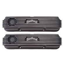 Load image into Gallery viewer, Edelbrock 41623 Classic Series Valve Cover for Ford FE V8 1958-1976 for Select Ford 300, Ford Club, Ford Country Sedan, Ford Country Squire, Ford Courier Sedan Delivery, Ford Custom, Ford Custom 300, Ford Custom 500, Ford Del Rio Wagon, Ford F-100, Ford
